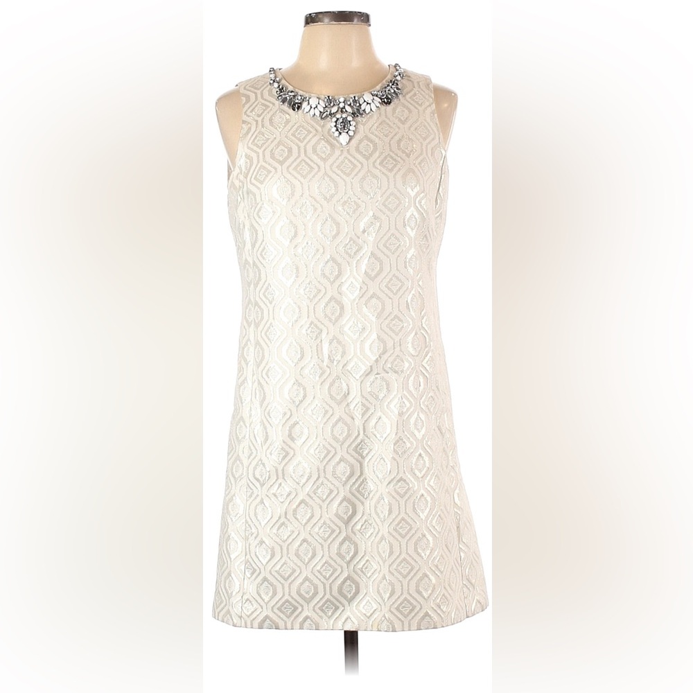 WHITE HOUSE BLACK MARKET METALLIC JACQUAR